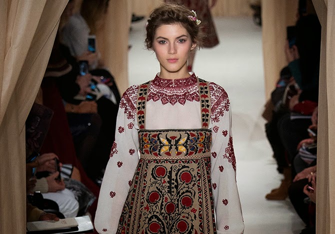 Valentino Russia haute couture parigi mosaici