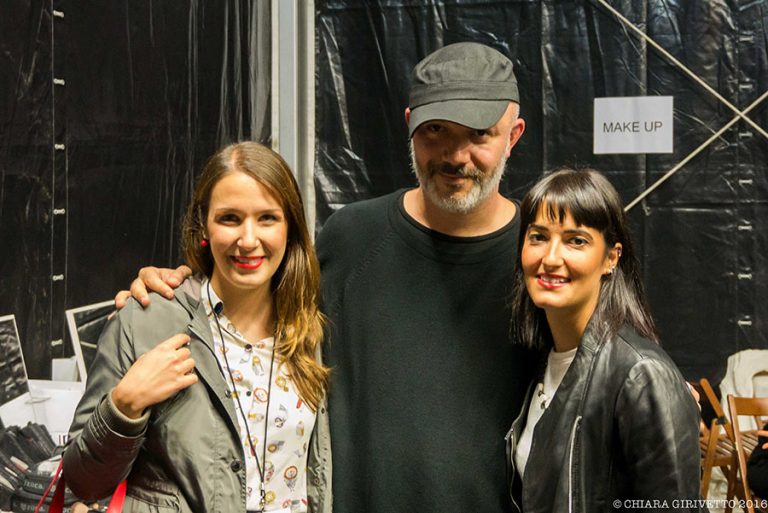 Francesco Scognamiglio backstage Clinique mfw Milano Fashion Week Jabe make up artist