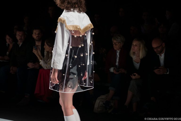 Francesco Scognamiglio Clinique mfw Milano Fashion Week sfilata palazzo del senato