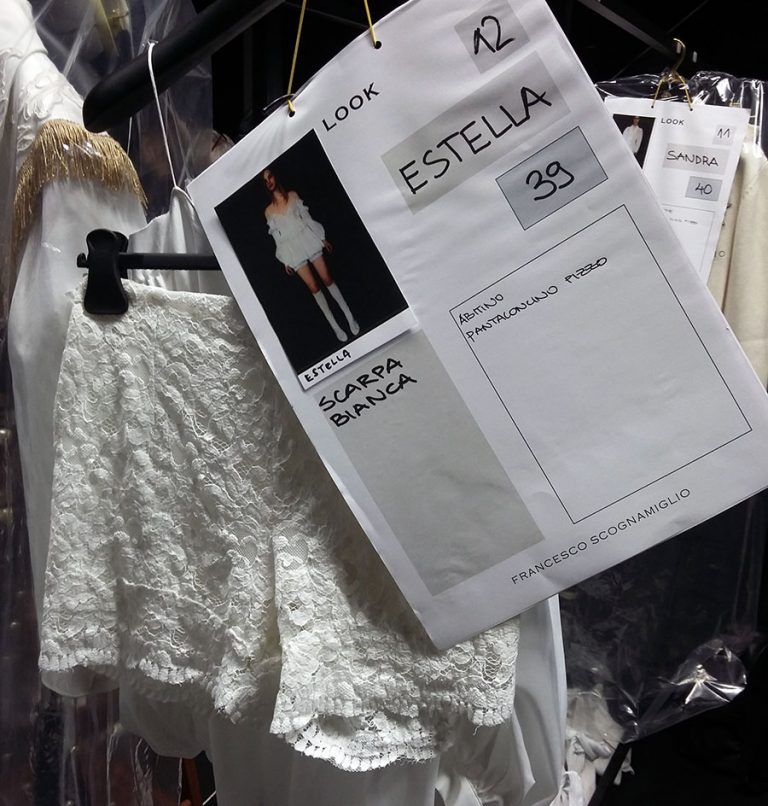 Francesco Scognamiglio backstage Clinique mfw Milano Fashion Week