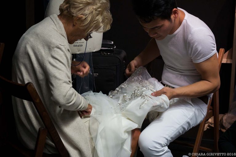 Francesco Scognamiglio backstage Clinique mfw Milano Fashion Week sarti haute couture