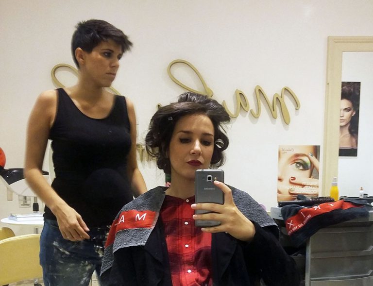 Vaniday Madame Beauty Club colore tinta scura piega anni 60 mossa selfie The Fashion Scan Elisa Raimondo