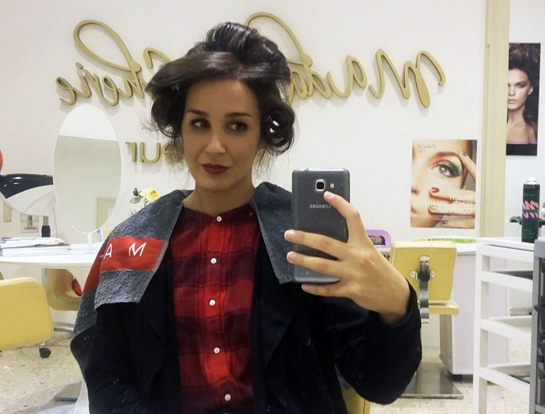 Vaniday Madame Beauty Club colore tinta scura piega anni 60 mossa selfie The Fashion Scan Elisa Raimondo