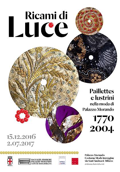 Ricami di luce mostra Palazzo Morando paillettes MFW