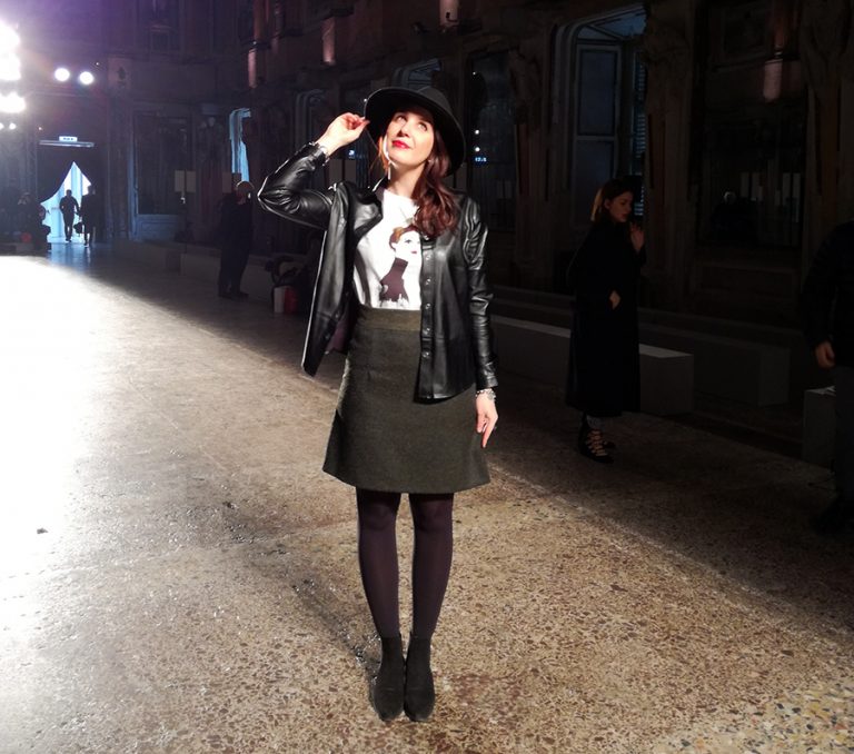 Elisa Raimondo The Fashion Scan gonna handmade look ootd Milano Fashion Week